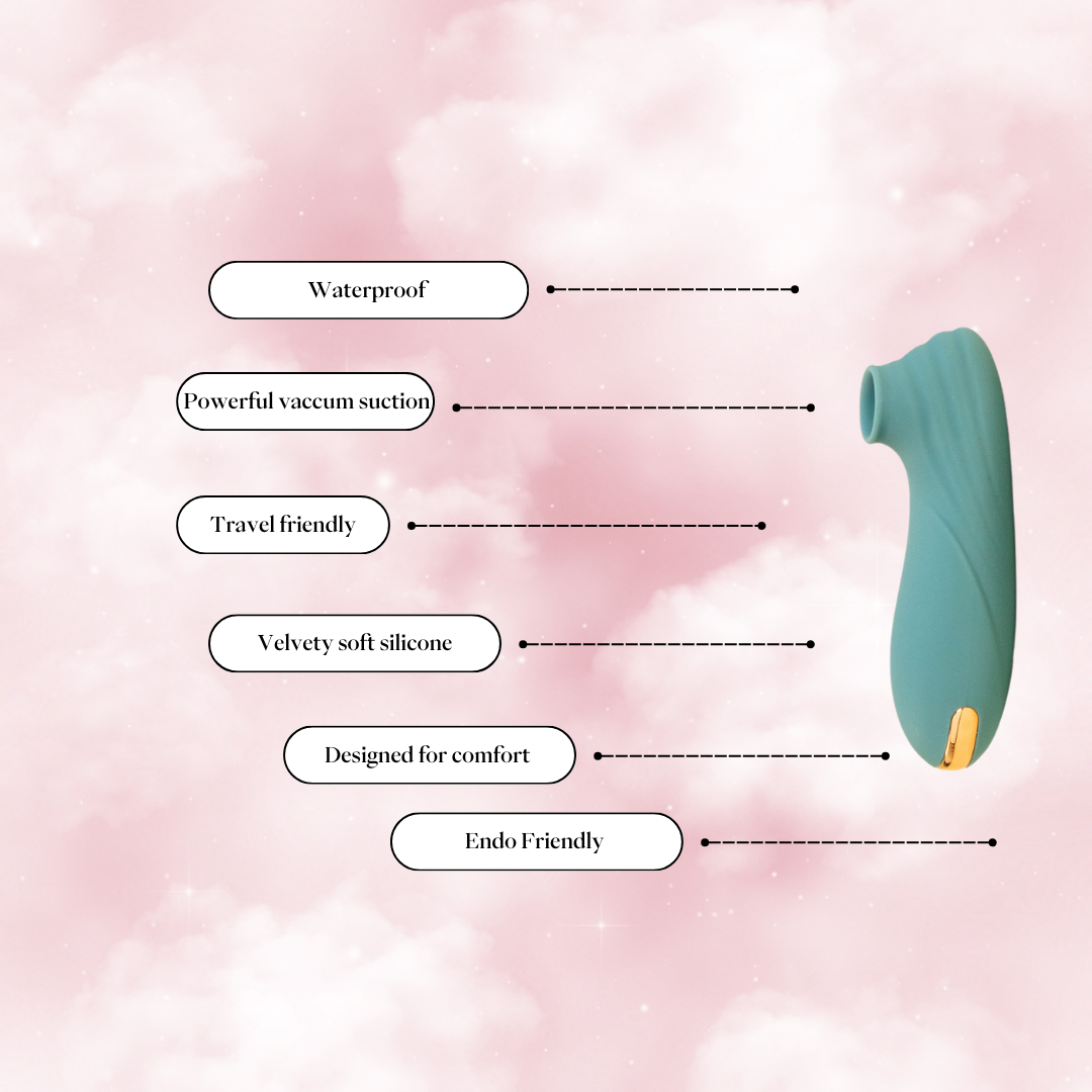 Razia - a discreet travel companion meticulously designed for comfort. This quiet yet powerful suction vibrator is not only endometriosis-friendly but also boasts waterproof capabilities, elevating your bathtime bliss to new heights. Embrace the perfect blend of discretion and pleasure 