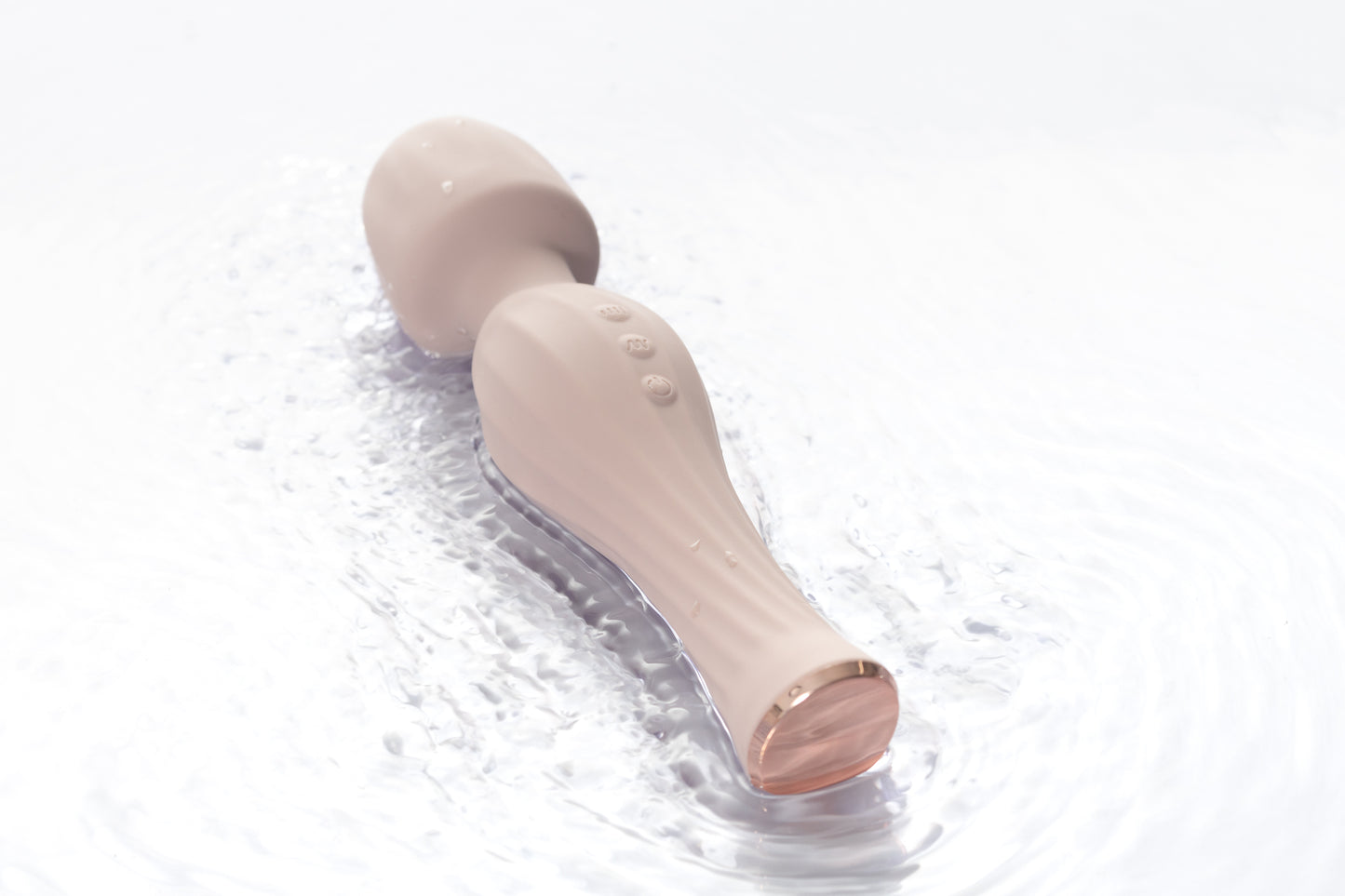 Submersible Body-Safe Cleopatra wand Vibrator - Shower and Bath Bliss