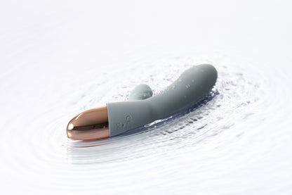 bath and shower friendly rabbit vibrator made from body safe materials 